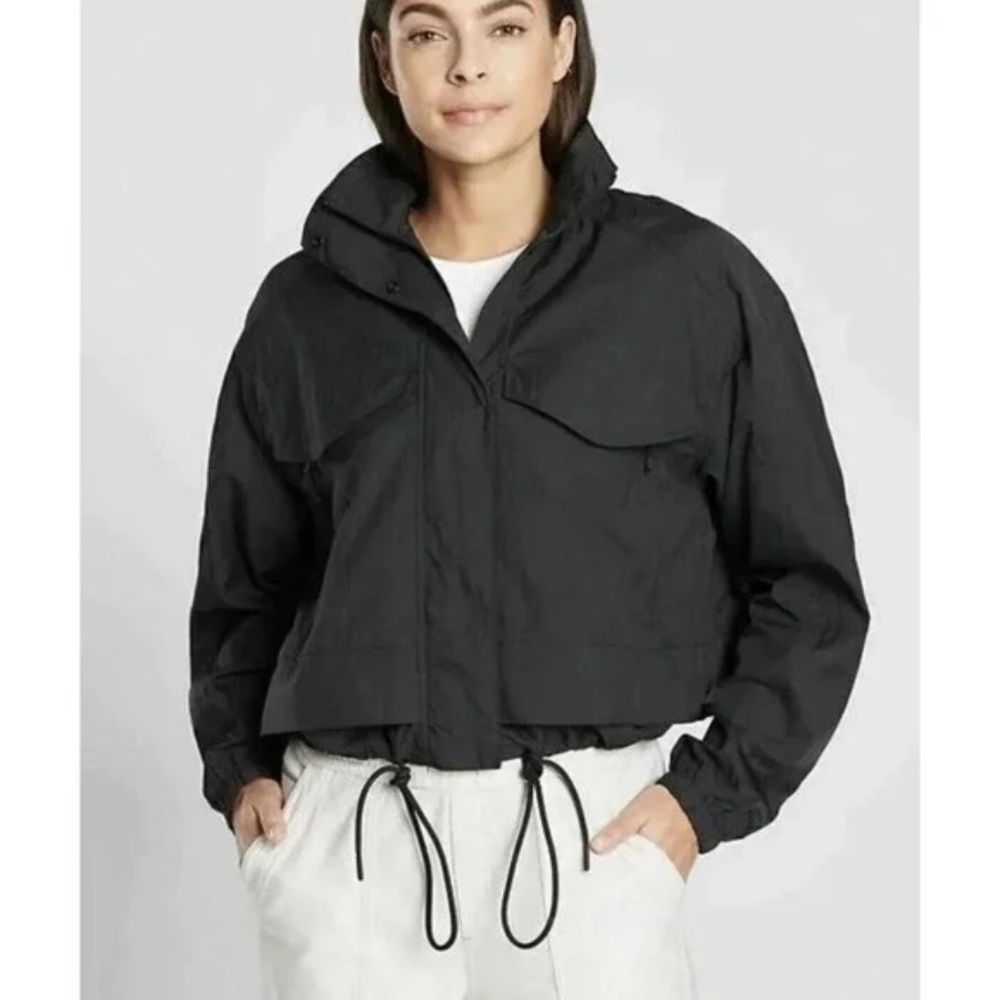 Athleta Cropped Canopy Parachute Jacket